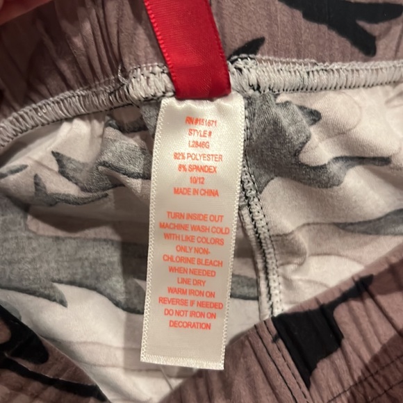 1st Kiss Camo Legging Gray and Black Size 10/12 - Picture 5 of 8